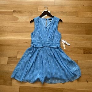 Blue and Silver Aqua Dress